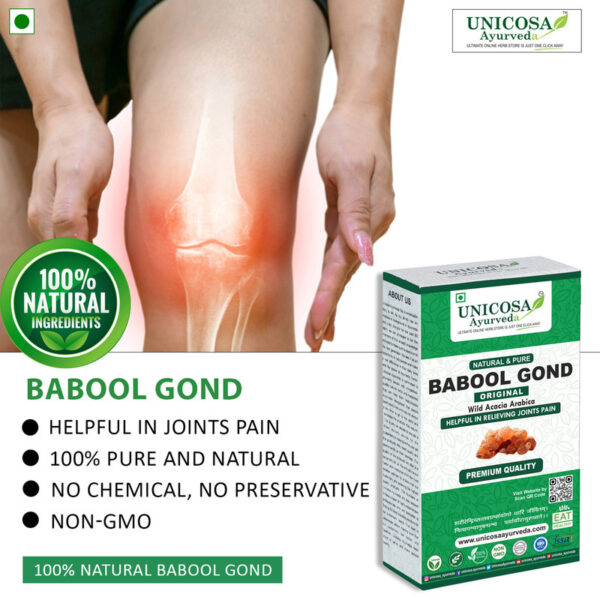 Natural Babul Gond Gum – Kikar Gond Helpful in Reducing Joint  Pain-Weight loss- Skin-Liver Health-Kikar Gond - Image 9