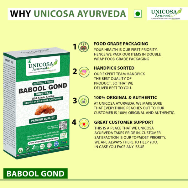 Natural Babul Gond Gum – Kikar Gond Helpful in Reducing Joint  Pain-Weight loss- Skin-Liver Health-Kikar Gond - Image 10
