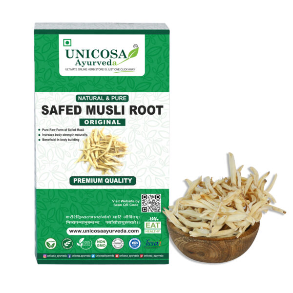 Natural Safed Musli Root Increasing Body Strenght Naturally